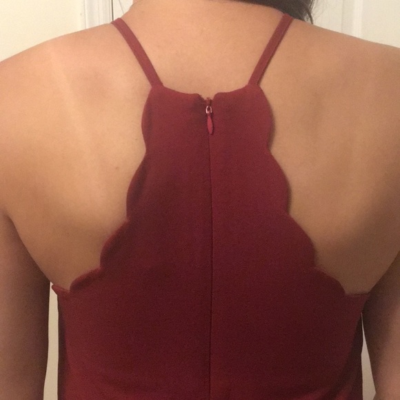 Lulu’s Scalloped Neck Line Dress - worn once! - Picture 4 of 8